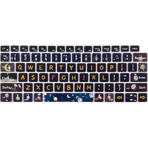 Silicone Keyboard Cover Skin for Dell Latitude 3000 3340 13.3"(2023)/Dell Latitude 5320 5330 5340 5350 13.3"/ Dell Latitude 7320 7330 7340 7350,Cute Cat