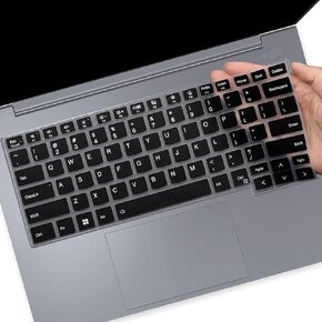 Keyboard Cover for 2024 2023 Lenovo ThinkBook 14 G6 G7 14 Inch Laptop, US English Layout Keyboard Cover Skin Protector -Black
