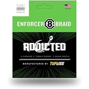Tuf Line ADX Enforcer 8X 50 lb 300 yd Cloud Grey Braided Fishing Line