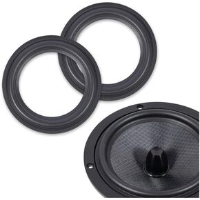Kalevel 3 Inch Speaker Replacement Edge Surround Ring Parts Rubber Speaker Edge Parts Components Accessories for Sound System 2 Pcs in Kuwait