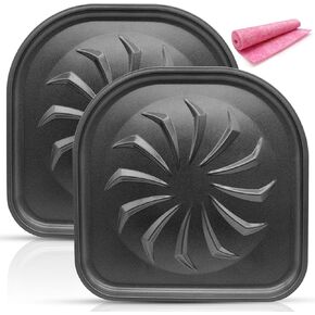 2 PCS Air Fryer Drip Tray, Air Fryer Replacement Parts Accessories for Power XL Air Fryer Power XL Vortex Air Fryer Pro, Power XL Vortex Air Fryer Pro Plus, Non-Stick Drip Pan, Dishwasher Safe