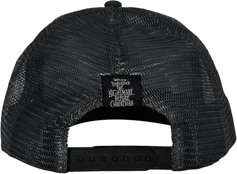 Concept One Disney The Nightmare Before Christmas Dad Hat, Jack Skellington Cotton Adult Baseball Cap with Curved Brim, Black, One Size in Saudi Arabia