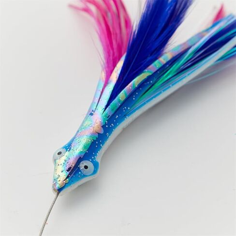 OCEAN CAT Teaser Chain Lures Trolling Lure Saltwater Fishing Lures with Stainless Steel Hook and High Strength Fishing Line Fully Rigged Teasers for Wahoo Tuna Marlin Mahi Mahi in Saudi Arabia
