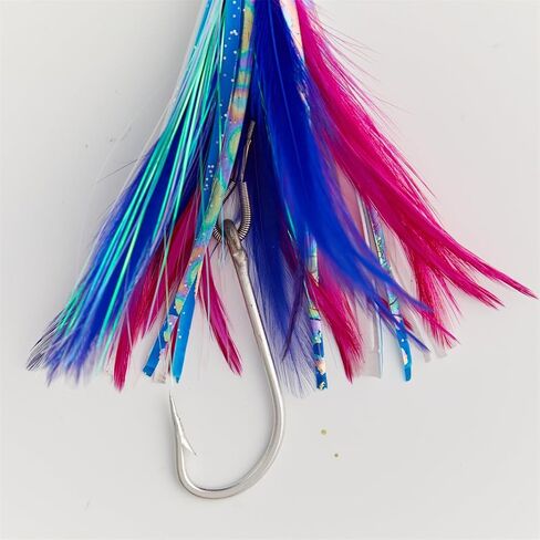 OCEAN CAT Teaser Chain Lures Trolling Lure Saltwater Fishing Lures with Stainless Steel Hook and High Strength Fishing Line Fully Rigged Teasers for Wahoo Tuna Marlin Mahi Mahi in Saudi Arabia