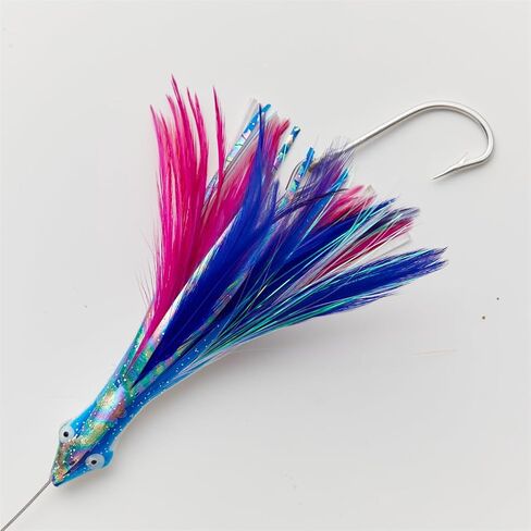 OCEAN CAT Teaser Chain Lures Trolling Lure Saltwater Fishing Lures with Stainless Steel Hook and High Strength Fishing Line Fully Rigged Teasers for Wahoo Tuna Marlin Mahi Mahi in Saudi Arabia