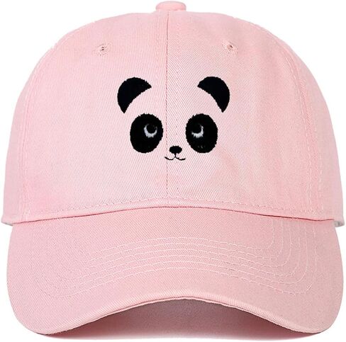 Cute Panda Face Embroidered Baseball Cap in Saudi Arabia