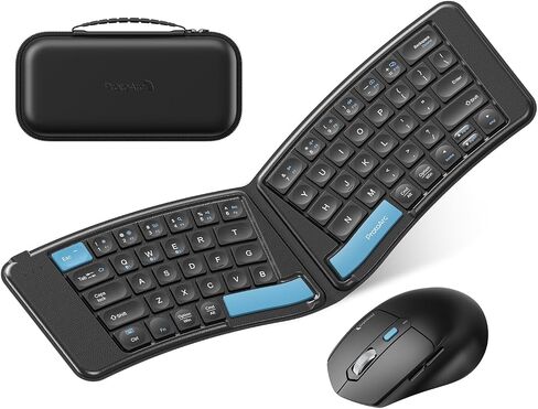 Protoarc Ergonomic Foldable Beyboard Mouse ، XKM03 Portable Bluetooth Beyboard Mouse Mouse for Business and Travell in Kuwait