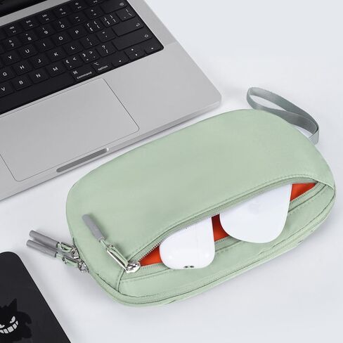 Electronic Organizer Case, Cord Organizer Bag Travel Cable Organizer Pouch Waterproof Portable Electronic Accessories Bag for Cable, Cord, Charger, USB, Phone, Power Bank, Earphone (Black) in Kuwait