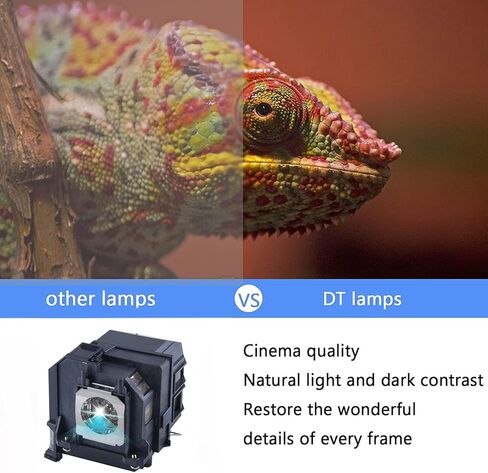 ل ELPLP79 ELPLP80 V13H010L79 V13H010L80 مصباح الإسقاط البديل لـ EPSON POWERLITE 575W 580 595WI 585WI 575WI 595WI 575WE BRIGHTLINK 1420WI 1430WI EB-570 EB-575WI in Kuwait