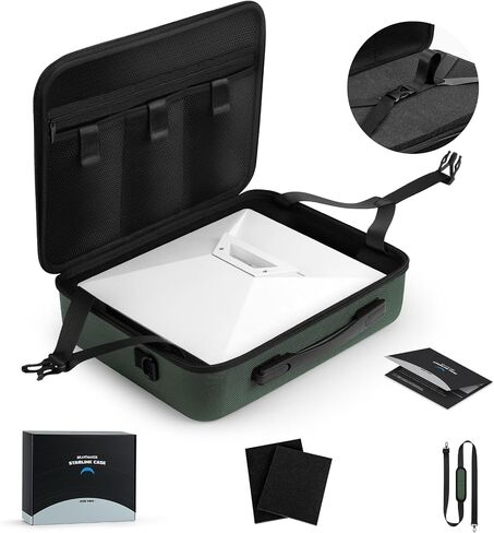 Starlink Mini Case, Durable Hard Case for Travel, 1680D Protective Starlink Mini Bag, Shockproof, Waterproof, Must-Have for Camping & Travel in Kuwait