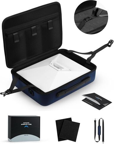 Starlink Mini Case, Durable Hard Case for Travel, 1680D Protective Starlink Mini Bag, Shockproof, Waterproof, Must-Have for Camping & Travel in Kuwait