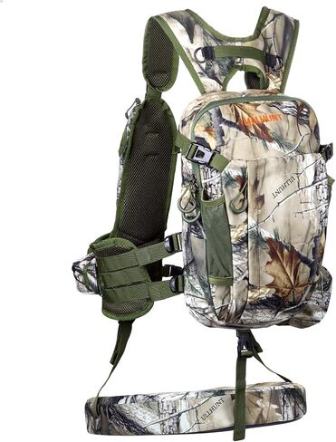 TREKMASTER Turkey Hunting Vest with Removable Seat Cushion, Lightweight & Adjustable Turkey Vest with Game Pouch, Camo Turkey Hunting Gear Accessories for Turkey Hunters in Saudi Arabia