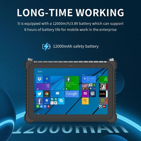 10.1" Rugged Tablet Windows 11 Pro,IP67 Industrial Waterproof Tablet in Kuwait