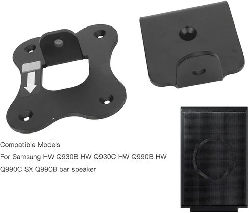 Diyeeni Speaker Wall Bracket with Metal, Easy to Install, Simple and Stylish for Q930B Q930C Q990B Q990C SX Q990B in Saudi Arabia