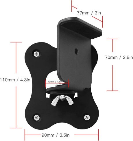 Diyeeni Speaker Wall Bracket with Metal, Easy to Install, Simple and Stylish for Q930B Q930C Q990B Q990C SX Q990B in Saudi Arabia