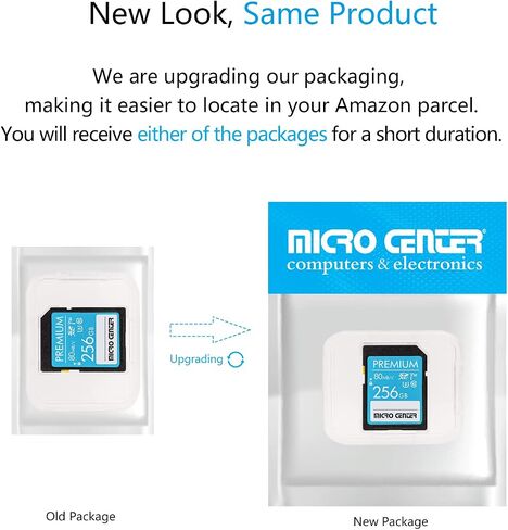 Premium 256GB SDXC Card by Micro Center, Class 10 SD Flash Memory Card UHS-I C10 U3 V30 4K UHD Video R/W Speed up to 80 MB/s for Camera Computer Trail Dash Cam (256GB) in Saudi Arabia
