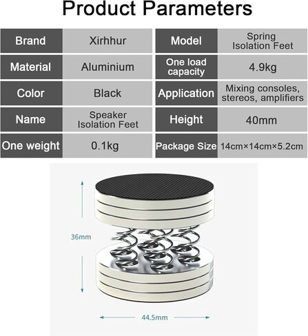 4 أجهزة كمبيوتر مكبر صوت عزل ، مكبر صوت ، قفص ، أقدام دافئة للمعدات ومكبرات الصوت وضغط مكبرات الصوت in Kuwait