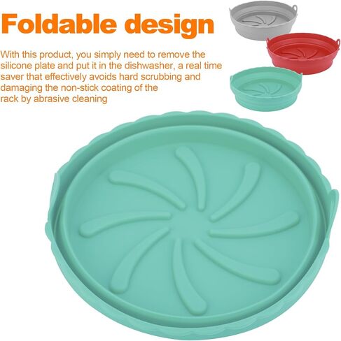 بطانات السيليكون في مقلاة الهواء ، مقلاة الهواء 8 بوصة ، وعاء السيليكون القابل لإعادة الاستخدام ، ملحقات فرن ، ملحقات فرن ، ملحقات سلة ، سلة ، سلة ، سلة سلة سلينية ، in Kuwait