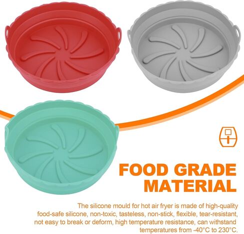 بطانات السيليكون في مقلاة الهواء ، مقلاة الهواء 8 بوصة ، وعاء السيليكون القابل لإعادة الاستخدام ، ملحقات فرن ، ملحقات فرن ، ملحقات سلة ، سلة ، سلة ، سلة سلة سلينية ، in Kuwait