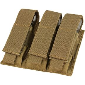 Condor MA52-498 Triple Pistol Mag Pouch (Coyote Brown)