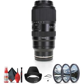 Tamron 50-400mm f/4.5-6.3 Di III VC VXD Lens (Nikon Z) (AFA067Z700) + Lens Filter Kit + Cleaning Kit + Lens Hood + Lens Cap