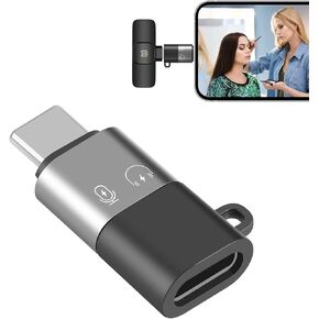 8 Pin to USB C Adapter for iPhone 15/15 Pro/15 Pro Max/15 Plus, Samsung, Gender Changer Adapter, More USB C Devices iPhone to Type-C Adapter NOT for OTG Audio