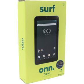 ONN. Surf 7" Android Tablet 9.0 Pie 16GB 1.3GHz Quad-Core 2 Camera Bluetooth