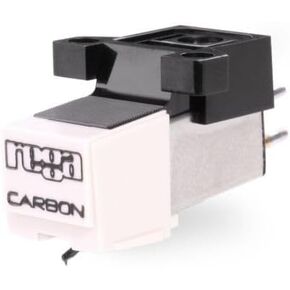 Rega Carbon MM Phono Cartridge with Carbon Body and User Replaceable Stylus (Black/White)