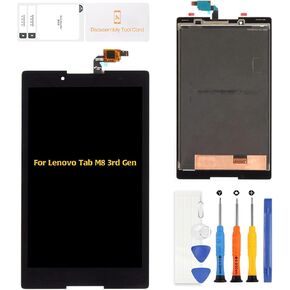 A-MIND Original LCD Screen Replacement for Lenovo Tab M8 3rd Gen TB-8506F TB-8506X (2021) | 8" Black Display Touch Digitizer Assembly Replacement with Repair Tools