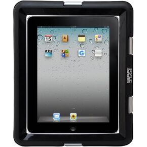 Pyle Universal iPad Waterproof Case, Marine Water Resistant IPX8 Outdoor Rugged Heavy Duty Tough Durable Shockproof Dustproof Protective Case with Screen Protector and Headphone Jack (Black)