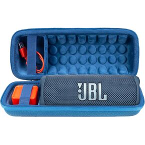 khanka Hard Travel Case Replacement for JBL Flip 6 Waterproof Portable Bluetooth Speaker.(Blue)
