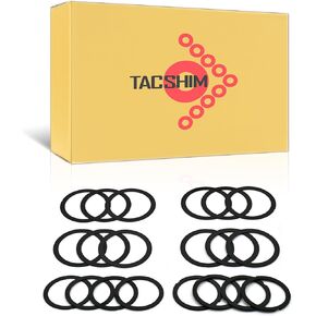 Black Small OD 1/2x28 1/2x36 Barrel Shim Kit for 9mm (20 Pack)