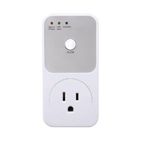 Refrigerator Voltage Protector, Electric Multifunctional Washing Machine Socket Surges Protector Outlet for Protecting The Safety of Electrical Equipment US Plug AC 120V