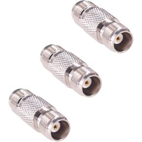 3pcs TNC Female to Female RF Coaxial Coax Adapter TNC to TNC Connector