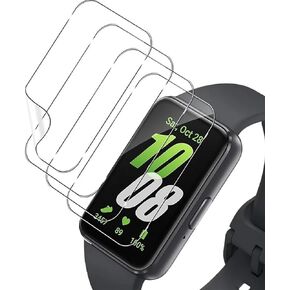 5Pcs Hydrogel Screen Protector for SAMSUNG Galaxy FIT 3 [2024] 1.6" Smartwatch Soft HD Clear TPU Film Touch Sensitive, Self-Healing, Anti-Scratch, Ultra-Thin, Easy Installation