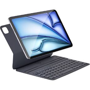 Mobee Keyboard Case لـ iPad 10th Generation 2022 ، 10.9 بوصة ، ورقة لوحة مفاتيح مغناطيسية ، زاوية شديدة ، بلوتوث ، زاوية عرض (رمادي ، جين iPad 10th)