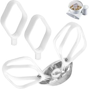 2 Pcs Cookie Paddles & Cake Paddle Compatible with Bosch Universal and Universal Plus Mixers & Artiste Mixers Includes a lid