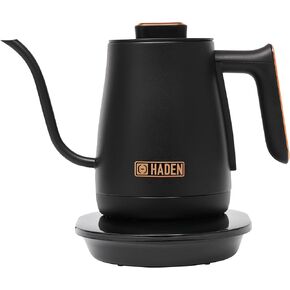 Haden Electric Tea Kettle, Gooseneck Hot Water Boiler, 0.6L Teapot, Ivory/Copper