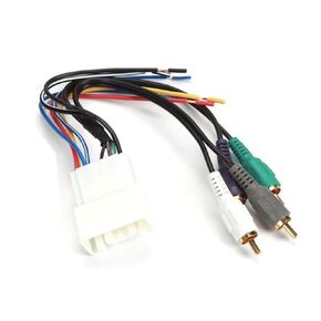 70-8113 سيارة استقبال ستيريو الأسلاك تسخير RCA Harness و Power Connect لاختيار 2000-2007 مركبات لكزس تويوتا مع مضخم المصنع