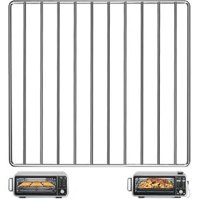 GCQ Air Fryer Replacement Parts for Ninja Foodi 13 in 1 SP351 SP301 Air Fry Countertop Toaster Oven, 13.5''×12.3'' Stainless Steel Air Fryer Wire Rack Accessories Roasting Steamer Grill Racks Tray