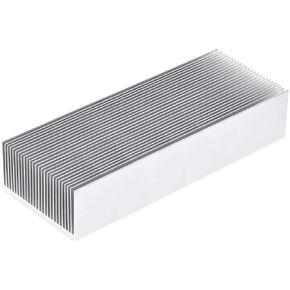 Aluminum Heat Radiator Heatsink Cooling Fan 150mm(L) x69mm(W) x36mm(H) Silver Tone