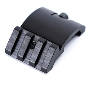 45 Degree Offset Side Picatinny Weaver Gun Rail Mount for Red Dot Scope Sight Flashlights 3 Slot 20mm Adapter Low Profile Huntin