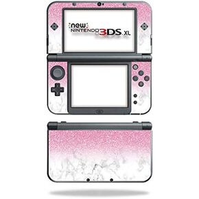 MightySkins Skin Compatible with Nintendo New 3DS XL (2015) - Marble Glitz | Protective, Durable, and Unique Vinyl Decal wrap Cover | Easy to Apply, Remove, and Change Styles | Made in The USA