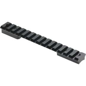 Picatinny Rail for HOWA 1500SA Short Action 6061-T6 0 MOA/20 MOA in Black/Silver by Derraco Engineering