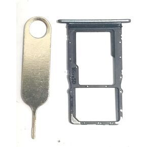 Sim Tray Holder & SD Card Holder Replacement for Revvl V 4g Model TMRVL4G Grey