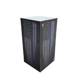 ألعاب الكربون ألعاب الجلد متوافقة مع Microsoft Xbox Series X Digital Edition - خط أزرق رفيع - غطاء ملصق الواقي فينيل 3M Premium 3M - يسهل تطبيقه | مصنوع في الولايات المتحدة الأمريكية من قبل Mayyskins
