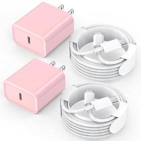 Fast Charger iPhone,【Apple MFi Certified】iPhone Charger Fast Charging Super Quick Type C Wall Charger Block Adapter 6FT USB C Lightning Cables Cord for iPhone 14/14 Plus/13 Pro Max/12/11/X/XR/SE,iPad