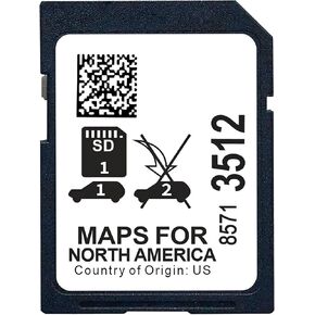 85713512 Navigation SD Card | Compatible with Silverado(2019-2022), Equinox(2019-2024), Sierra(2019-2022), Escalade(2021-2024), Enclave(2020-2024), and More | USA/CAN/MEX