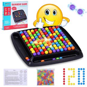 120PCS Intellectual Chessboard, 2024 New Intellectual Chessboard Dual Dual, Color Board Game, Fun Table Top Strategy Game, Family Board Games for Kids and Adults
