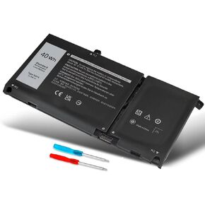 40Wh JK6Y6 Battery for Dell Inspiron 5300 5301 5401 5402 5408 5409 5501 5508 5509 5400 5406 7405 7300 7306 7500 7506 2-in-1 Silver Series Latitude 3410 3510 Vostro 5301 5401 5501 P102F H5CKD 11.25V